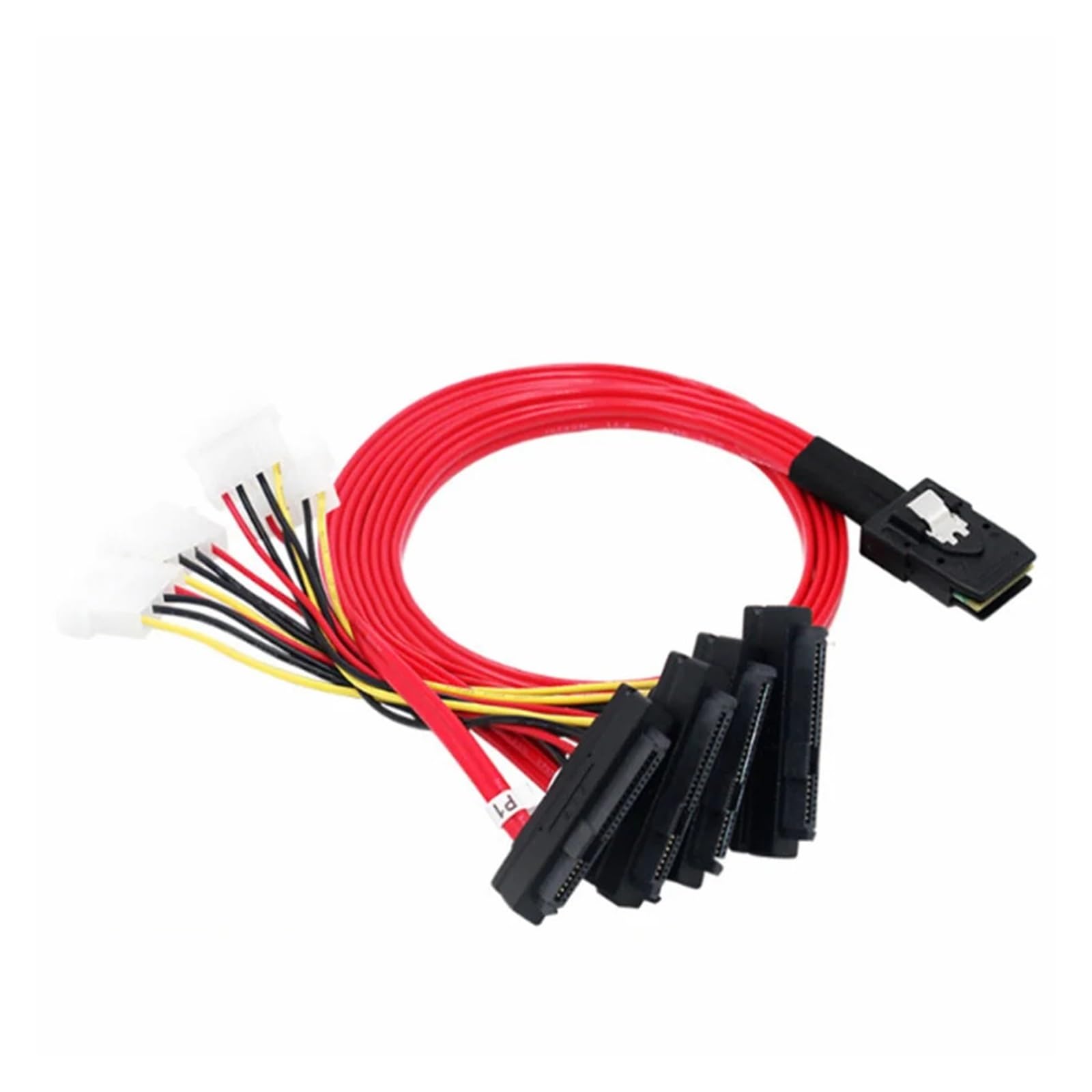 Câble LSI/3Ware S/A/S SFF-8087 vers SFF-8482 et Power X4 S/A/S 1 m