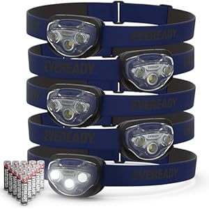 EVEREADY LED Headlamps Pro200 [5-Pa...