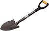 Roughneck Gorilla Sharp-Edge Micro Shovel, Heavy-Duty Round Blade, Short Shaft for Slicing, Digging & Opening Bulk Bags in Small, Compact Spaces – 690mm 27”