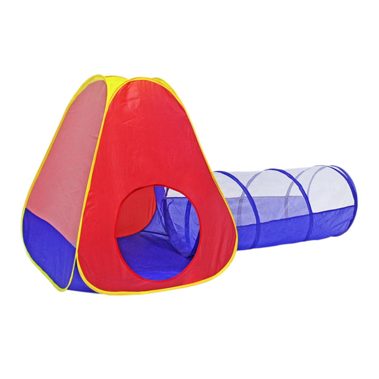 TOYANDONA Gioco Facile Pezzi 2 Poliestere Bambini in per Tunnel Creativo Portatile da Montare Interno Giochi Quotidiani di Feste Compleanno