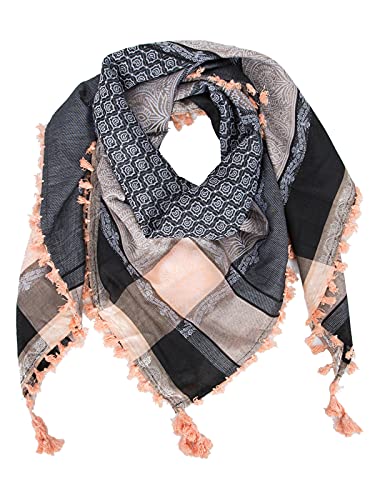 Image of Merewill Cotton Shemagh Tactical Desert Wrap Keffiyeh Head Neck Arab Scarf For Men 49 inchx49 inch