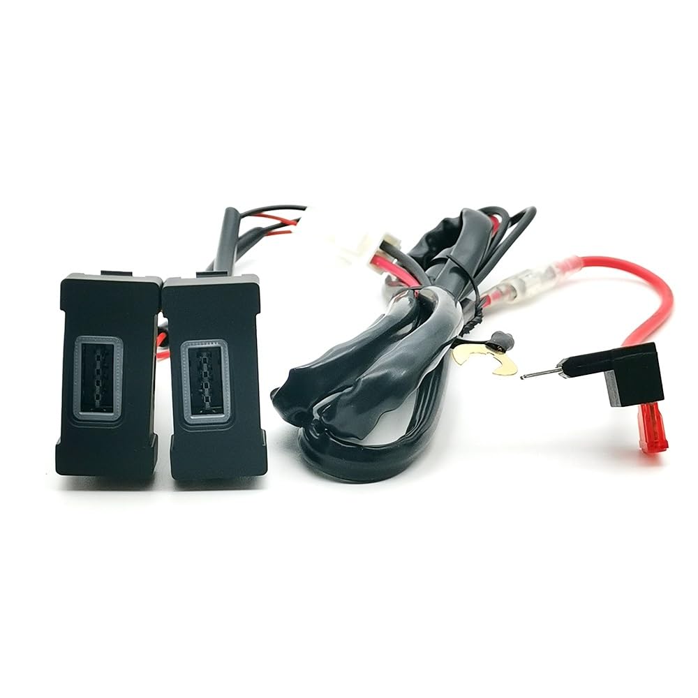 Double chargeur de voiture rouge USB QC3.0, interface chargement pour Smartphone, prise pour Iveco pour le quotidien