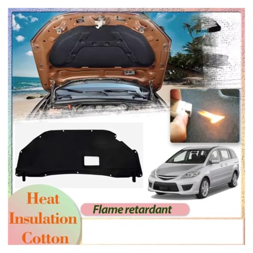 Isolation thermique capot Mazda 5 pour rénover le moteur - 3