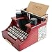 LEERIAN Vintage Schreibmaschine Modell Musikkasten Schmuck Aufbewahrungsbox mit Schubladenschalter Crafts Desktop Dekoration Weihnachten Geburtstag
