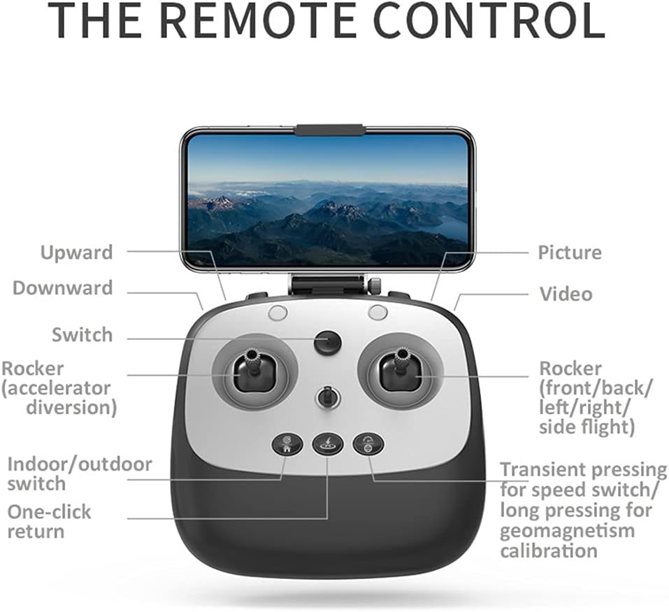 GYZLZZB Foldable GPS Drone for Adults, 4K Three-axis Gimbal High-definition Camera, Portable Four-axis Aircraft With Height Hold, Headless Mode, 1000 Meters Remote Control Distance, Follow Me 10 51FNict+ezS. AC SL1000