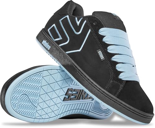 Image of Etnies Men's Fader Black /Light Blue, 5 Medium