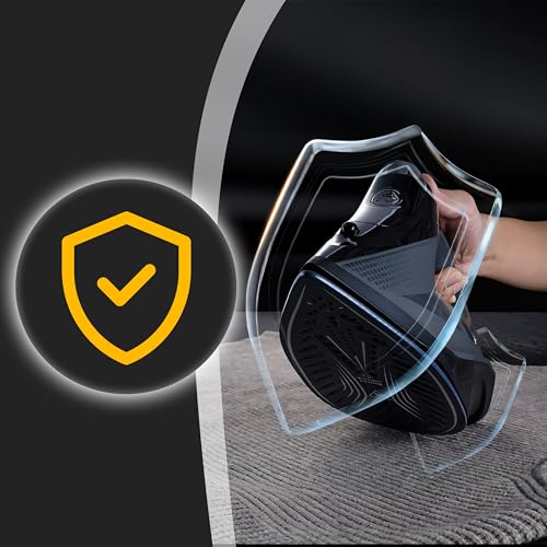 Retoo Bügeleisen 2200 Watt Profi Dampfbügeleisen, 450ml Wassertank, Keramik-Bügelsohle, Selbstreinigungs- & Sprühwasserfunktion, Antikalk, Tropfstopp Dampfbügeleisen – Bild 8