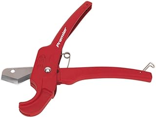 Sealey HCA26 Rubber & Reinforced Hose Cutter, 3mm-36mm Capacity, Red