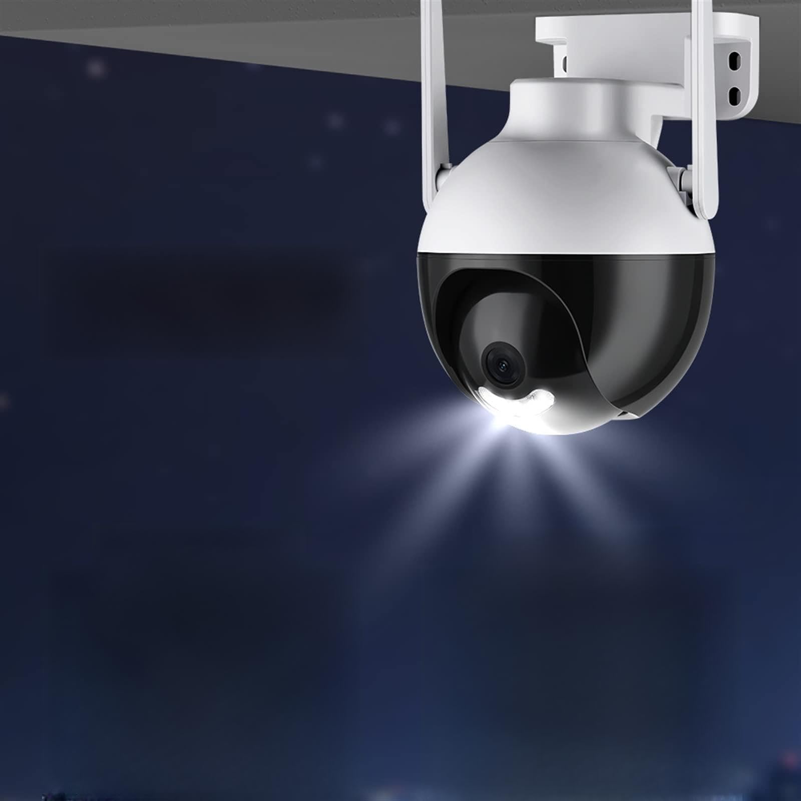 Caméra de surveillance extérieure 4K 8MP PTZ avec vision nocturne IR