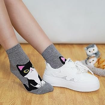 PUTUO Grappige Antislip Sokken Voor Dames: Antislipsokken Dames Fantasie  Kleuren Leuke Katoenen Sokken - 5 paar 37-43 : Amazon.nl: Kleding, schoenen  \u0026 ...