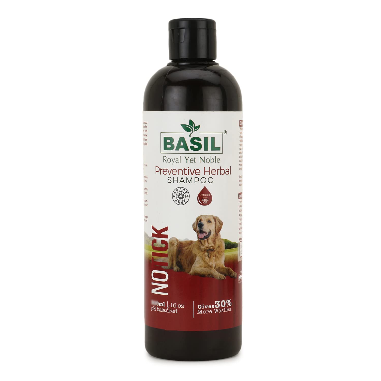 Buy Basil Pets Preventive Tick Shampoo with Neem, Citronella