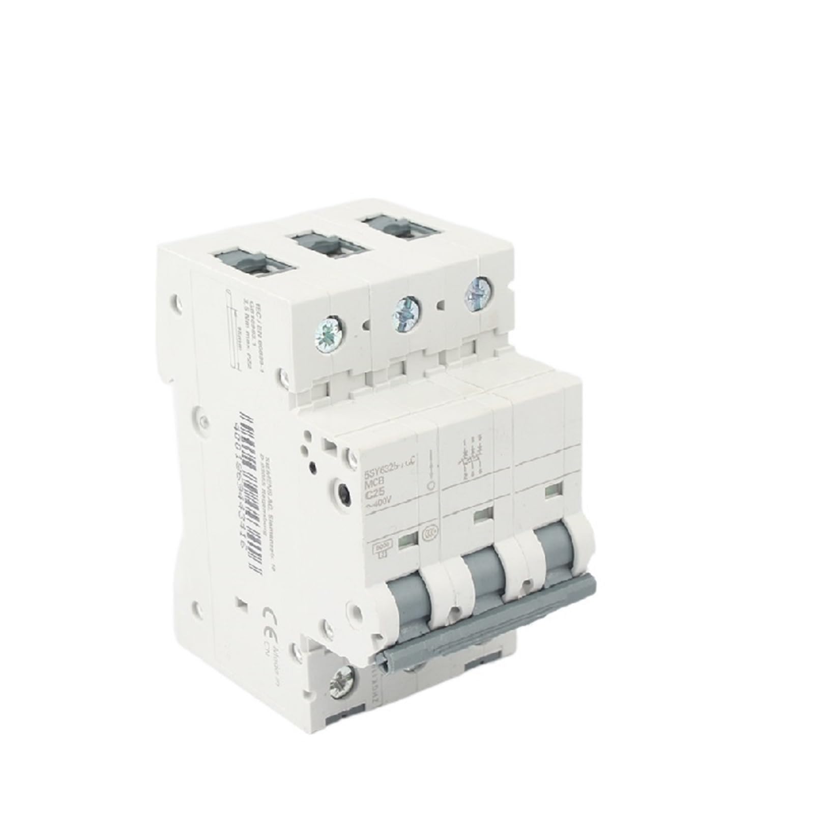 Disjoncteur miniature courbe C 3P 50A à haut pouvoir de coupure 6000A