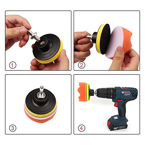 Kit per Lucidatrici Auto, Lucidatura auto pad