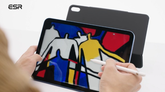 iPad１１世代　シルバー　ESRマジックキーボード+ケース+ペンシル付き ESR ESR iPad 第11世代 A16 第10世代 マジックキーボード キーボード
