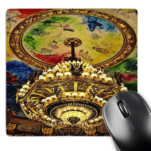 Tapis de souris Opéra de Paris 3drose impression haute définition lustre
