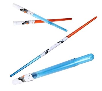 Buy 52 Double Bladed Dual Light Sword Laser Saber Staff Light Up Sound And Light Sword Toy Online At Low Prices In India Amazon In
