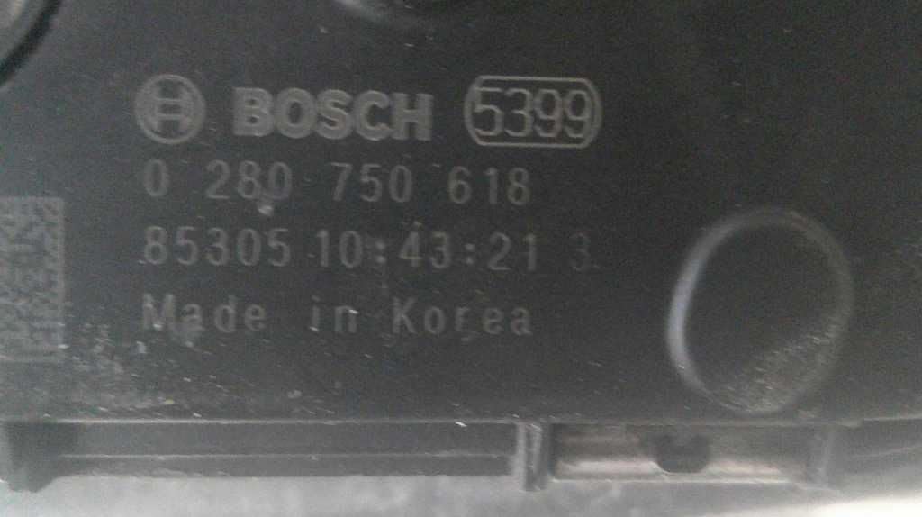 Throttle Body Control 05-22 Compatible with Optima Sonata SPORTAGE 0 280 750 618 0280750618