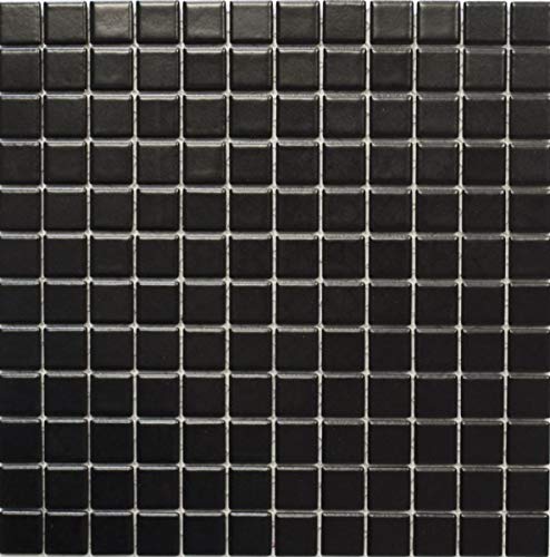 Mosaïque MOS18D-0311 Carrelage mural de cuisine en céramique Noir mat Cover