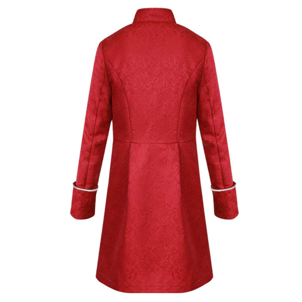 Herren Steampunk Jacke Gothic, Smokings Für Herren Mittelalter Kleidung Herren Frack Jacke Steampunk Mantel Gothic Vikings Gehrock Gothic Jacke Für Herren, Halloween Fashing Smoking Kostüm
