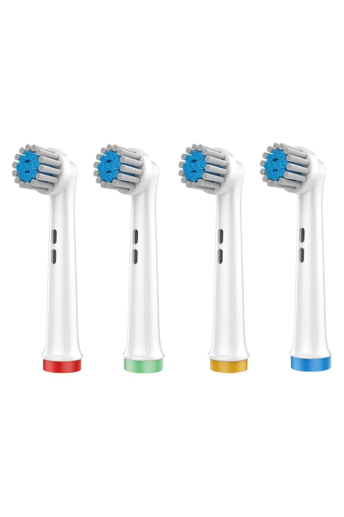Denthauz Sensetive - Ekstra Yumuşak Oral-B Uyumlu Diş Fırçası Başlığı - 4 Adet Yedek Başlık