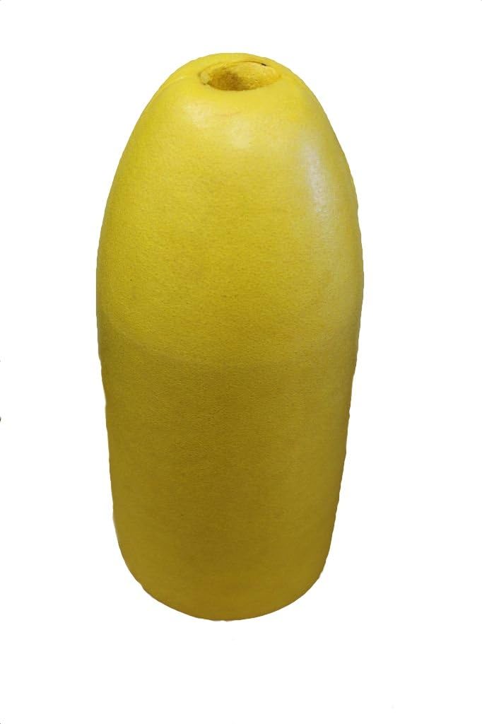Sports Shrimp Pot Float - Shrimp Pot Marker Buoys - Yellow Plastic - Fishing