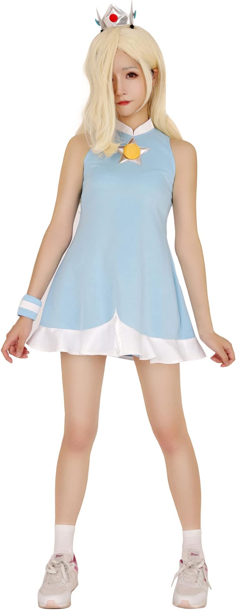 miccostumes Womens Anime Costume Dress and Crown for Princess Cosplay