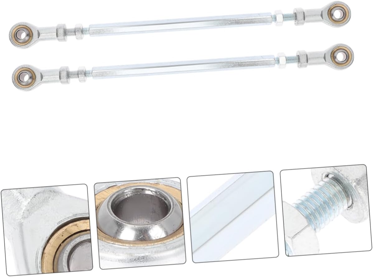 Luxshiny 4pcs Atv Tie Rod Kit Steering Post Shaft for Off-road Vehicles Easy Installation Compatible Electric Atv Quads Durable Repair Accessories