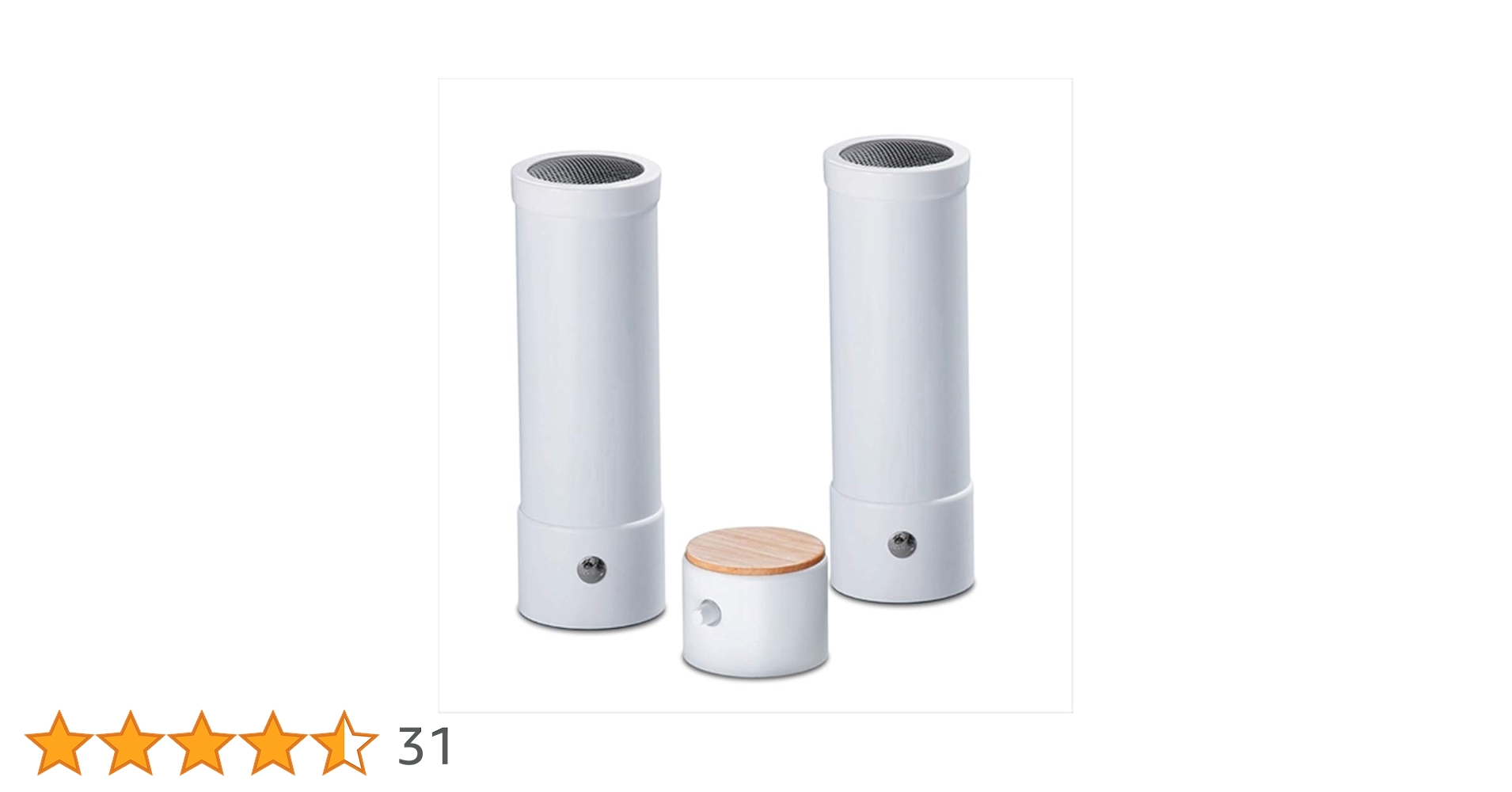 タイムドメイン myPod 8 ホワイト スピーカー&アンプ シロクマ 51FNmA8ru1L.jpg_BO30,255,255,