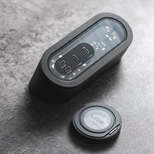 Hub USB-C 3.2 Gen2 magnétique transparent avec charge pass-through 45W - 5