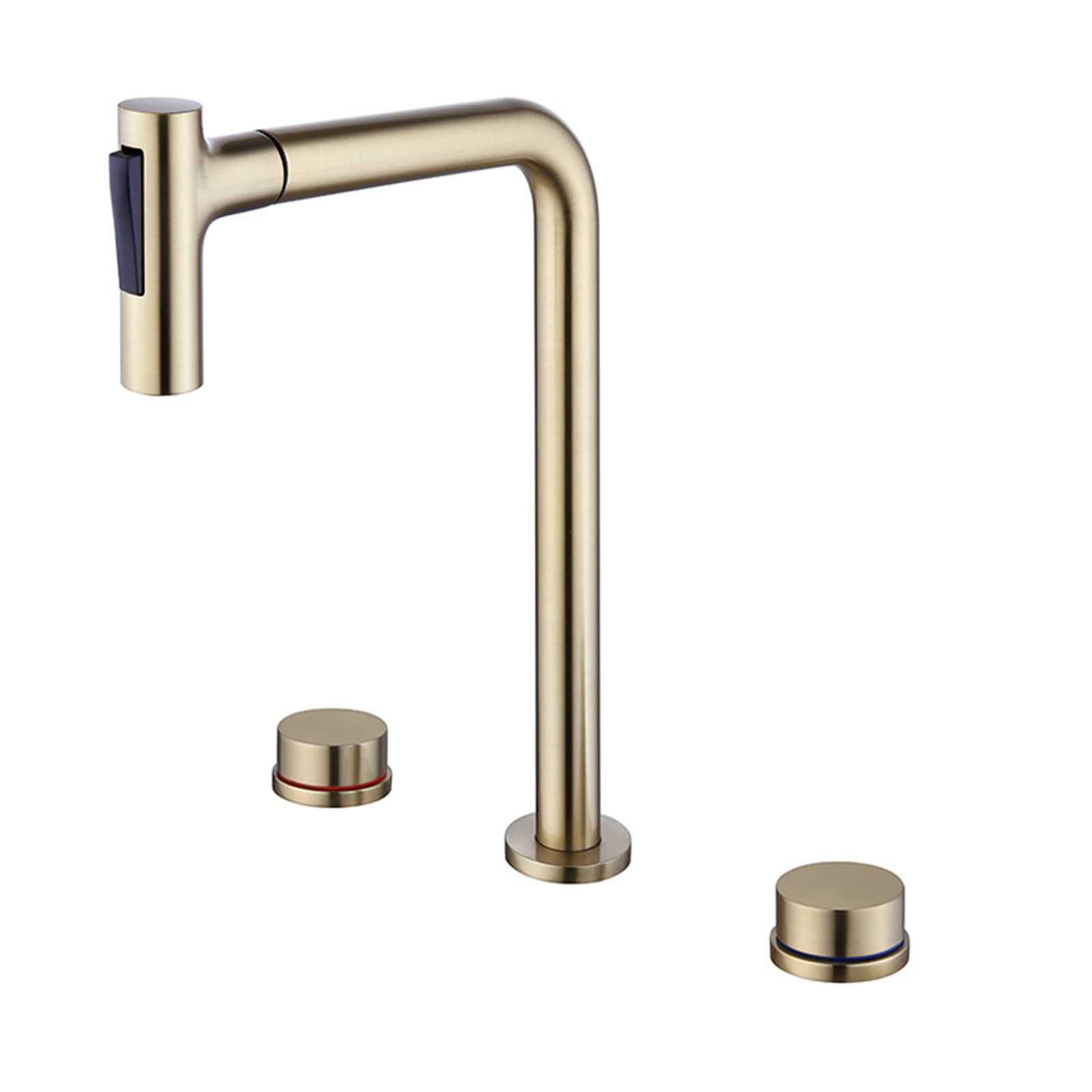 Mitigeur de lavabo extractible grand format pour nettoyer les éviers profonds