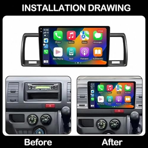 Autoradio para Toyota Hiace: evite multas usando manos libres con Bluetooth 2