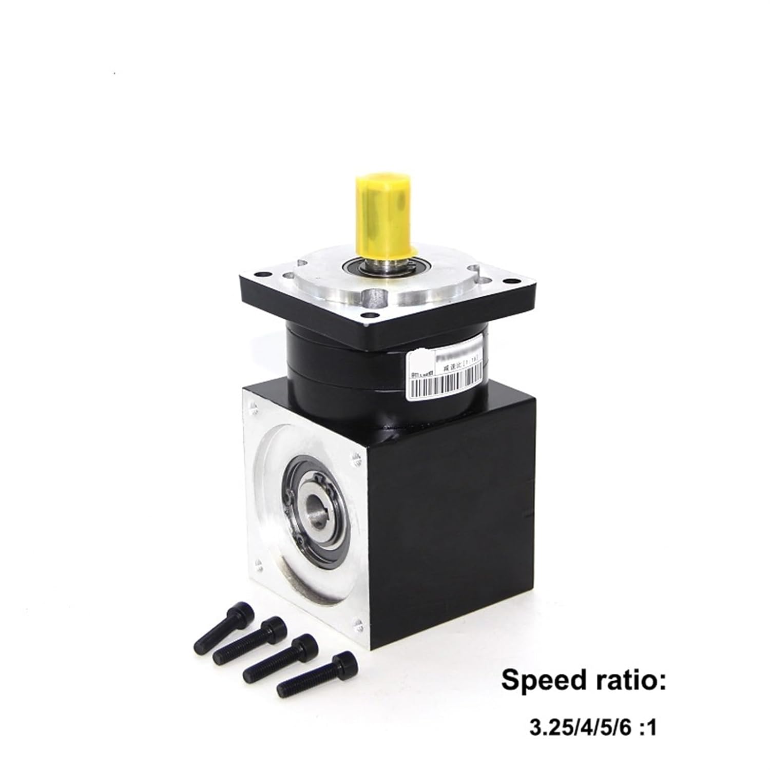 90 Degree 86mm Planetary Reducer Right Angle Gearbox For Nema34 Stepper Servo Motor Speed Ratio 3:1 4:1 5:1 6:1 1Pcs(3 to 1)