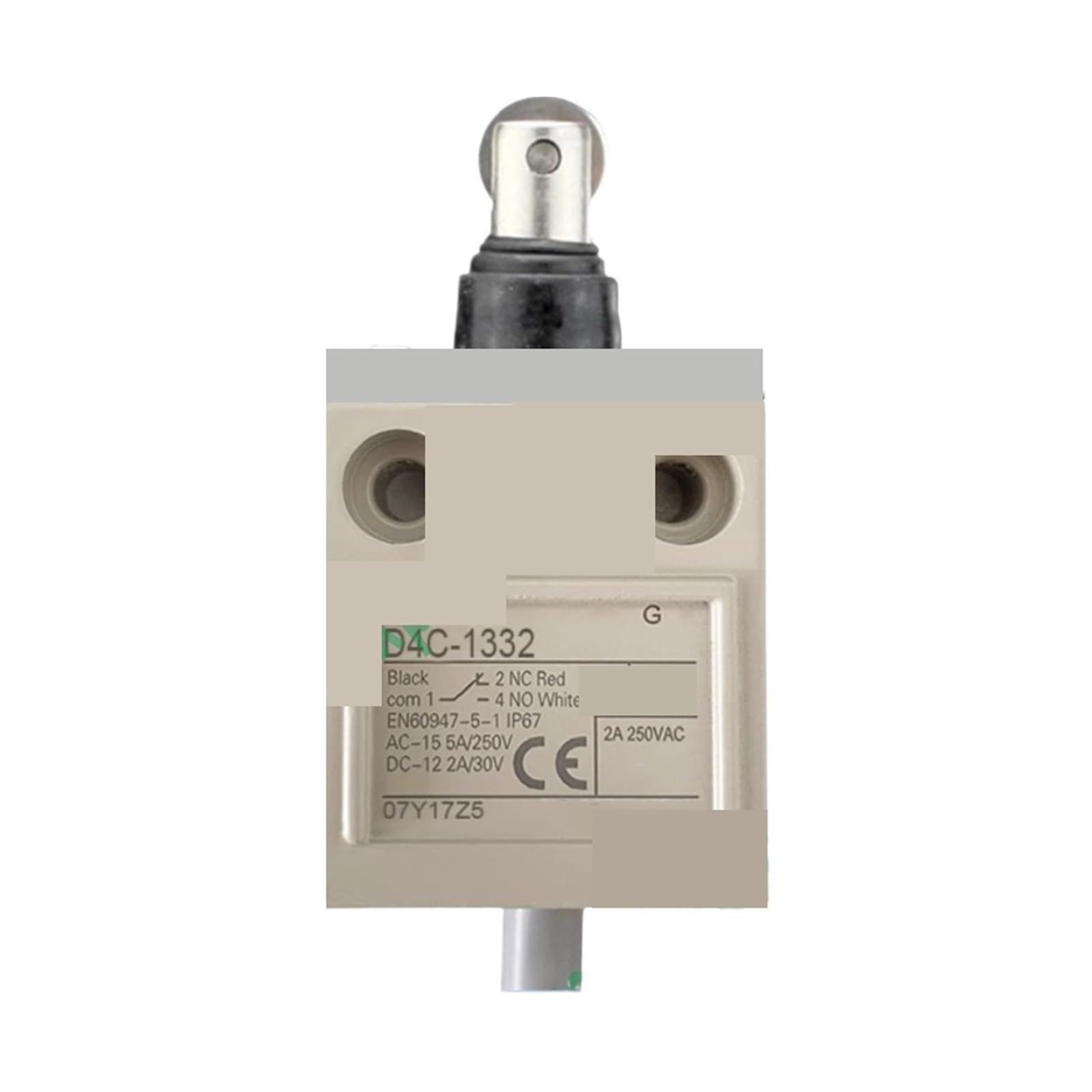 Interrupteur de fin de course étanche D4C-1232 pour automatisme