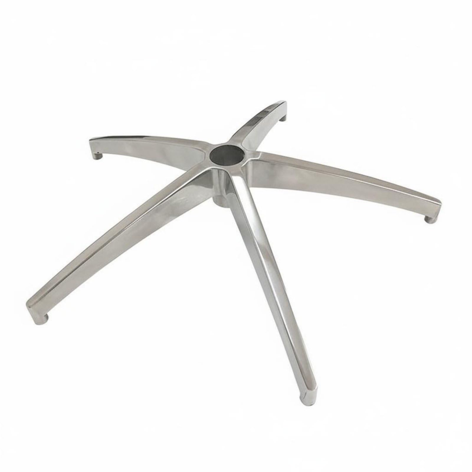 Robust Metal Construction Office Chair Star Base Precision Made Computer Chair 5 Leg Base Easy Installation Polished Finish for DIY Enthusiasts, Gamers, 330MM High Leg 13KG-image-18
