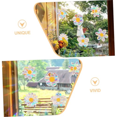 Zerodeko Prism Window Film 1 hoja para decoración de ventanas miniatura 3
