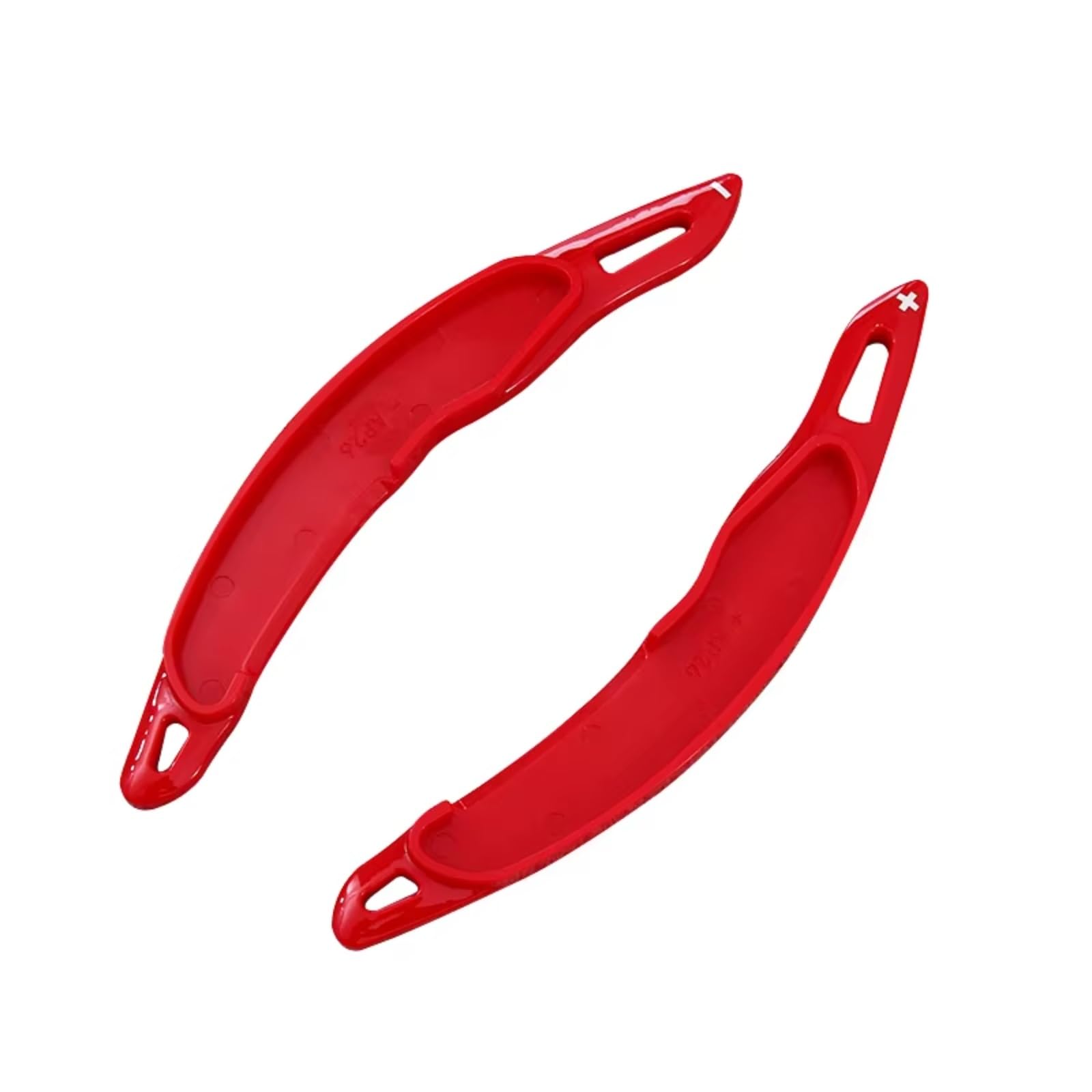 Ymnhbik Red Gear Shift Paddles Compatible With Mitsubishi For Lancer 2010-2016 For Outlander 2016-2019 Car Steering Wheel Paddle Shifter Extension Shift(Red)