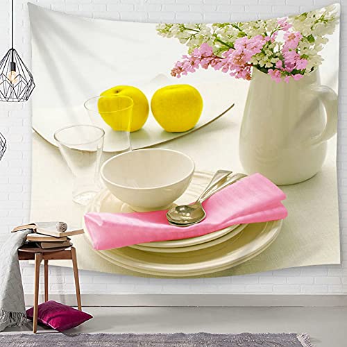 Tapiz de pared KnSam para dar un toque alegre de color a tu comedor familiar 3