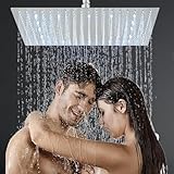 Hevenaov LED Duschkopf Regendusche 16 Zoll Edelstahl Duschkopf...