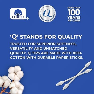أعواد قطنية Q-tips Precision Tips، 170 قطعة، عبوتان، أدوات مكياج، مستحضرات تجميل، عناية شخصية، ومستلزمات منزلية