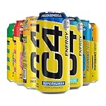 Energy Drink Assorted Bundle Pack 12 x 500ml – Assorted Cans pack for brands Including Monster, Rubicon Raw, Lucozade, Relentless, C4, Hell, Rockstar & Boost Energy (C4 Assorted - 12 x 500ml)