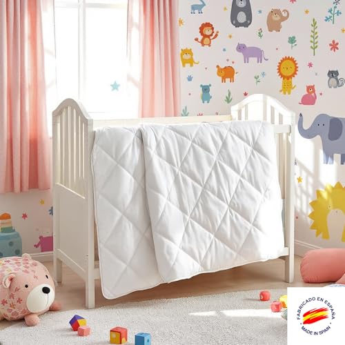 Miniatura 2 de Variouss Edredón Nórdico Para Bebé Tamaño 100x135 Cm Ideal Para Maxicuna, Relleno 300g Ligero Y Cálido, Fibra Hipoalergénica, Suave Y Transpirable, Lavable A Máquina, Uso Todo El Año