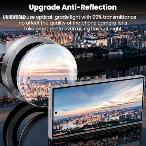 Image of Camera Lens Protector for Galaxy M17 A17 F17-9H Tempered Glass Ring Guard Shield Anti-Scratch Crystal Clear Protection (Black)