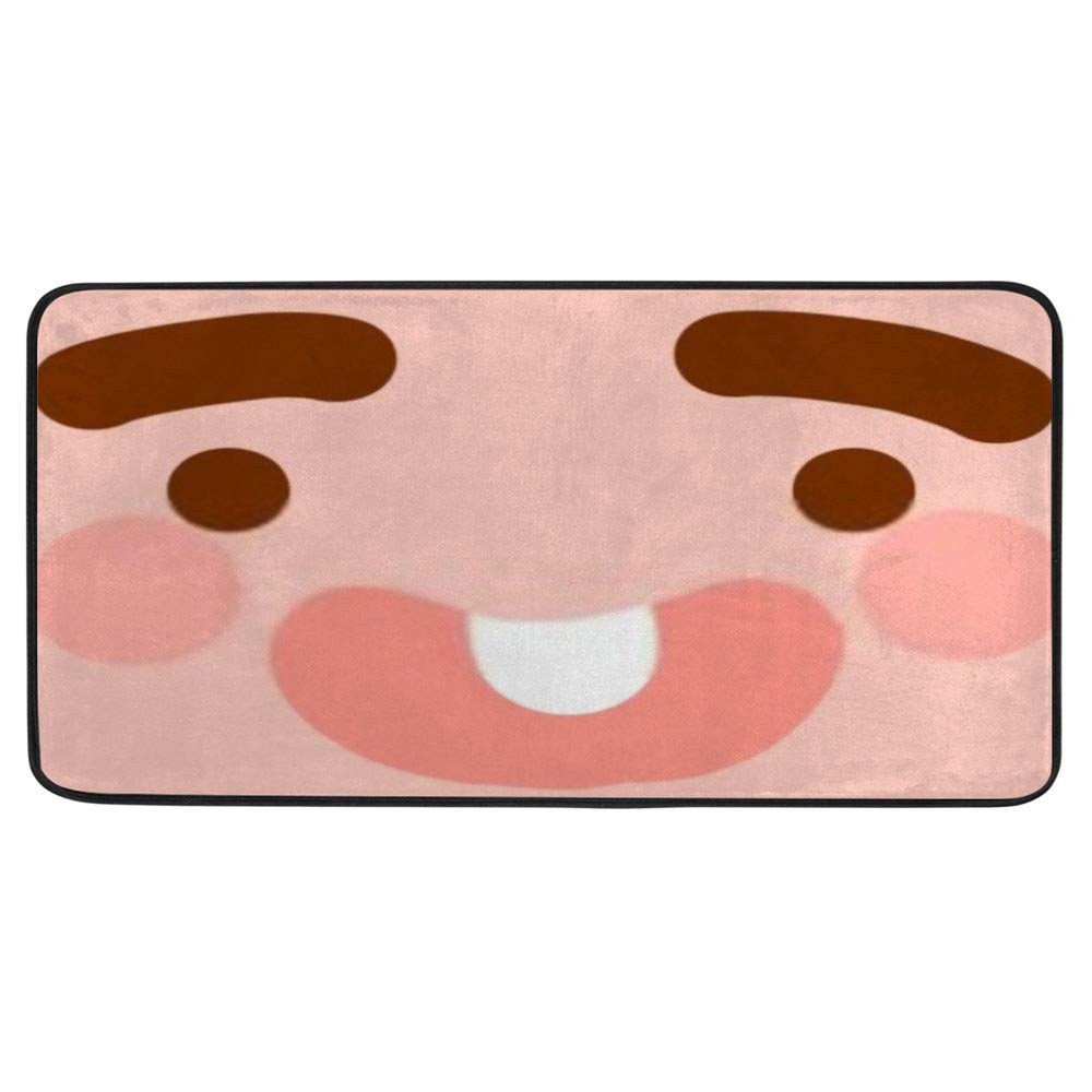 Tapis de cuisine antidérapant haut de gamme étanche Sourire