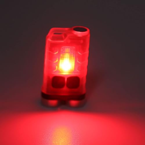 Miniatura 5 de Mini llavero recargable linterna llavero pequeño linterna portátil de succión magnética 900 lm múltiples modos de iluminación para senderismo blanco