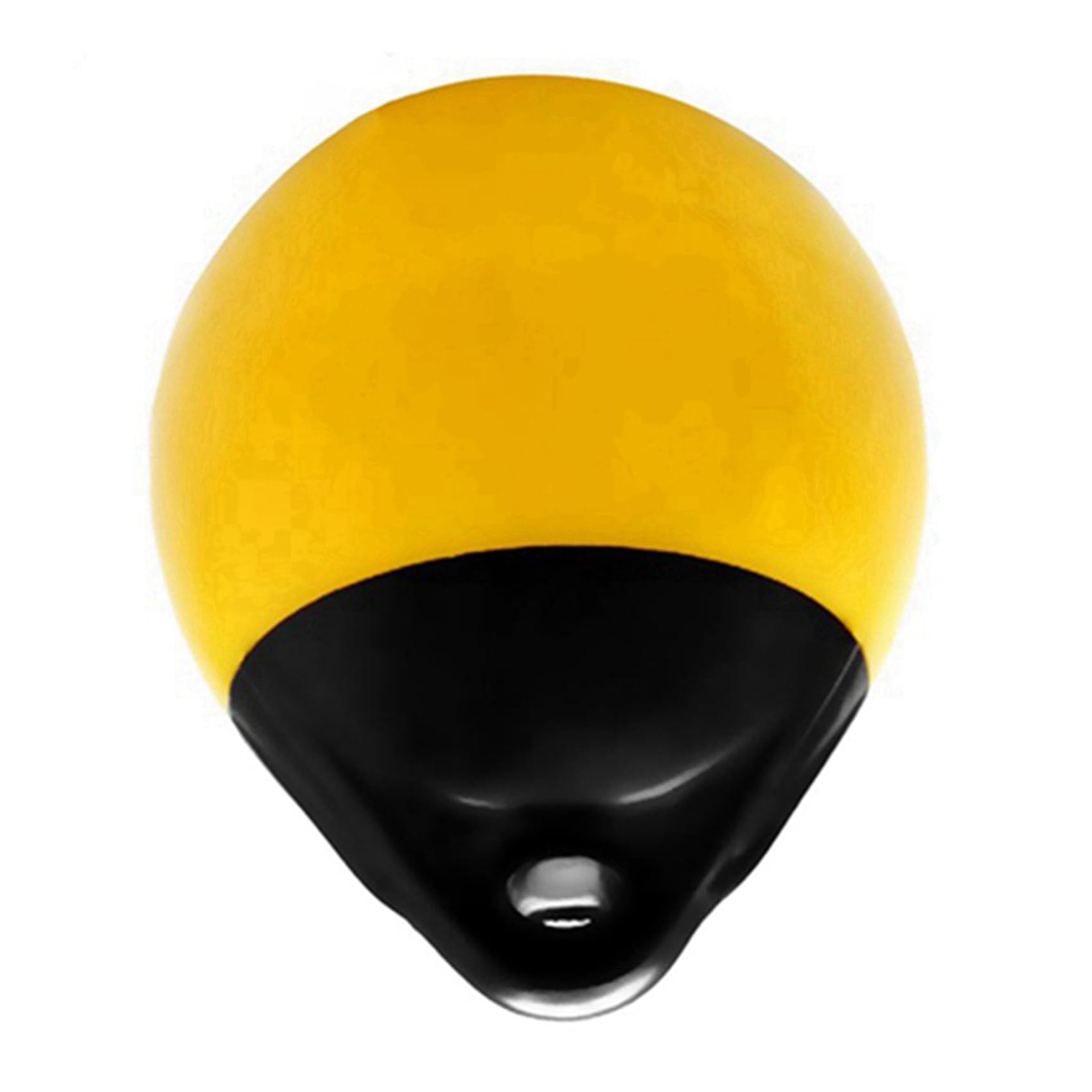 Lot de 5 bouées d'ancrage rondes en PVC robuste pour bateau - Bouée de protection gonflable - Jaune