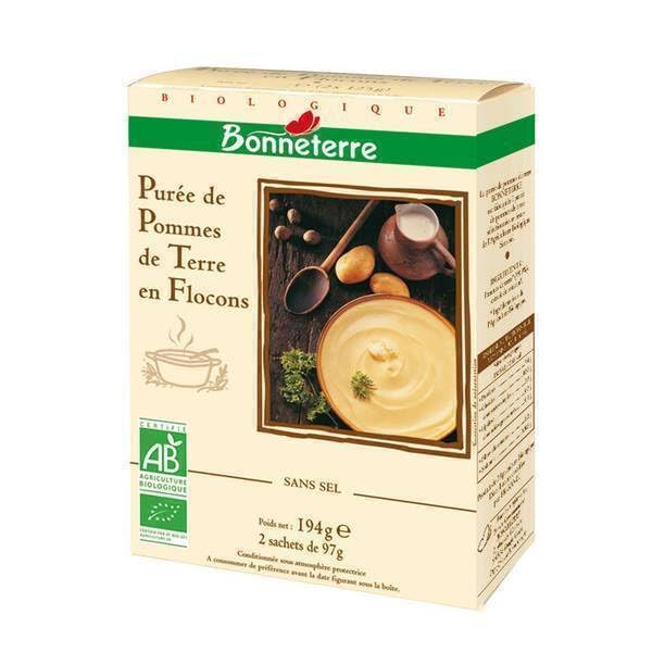 BONNETERRE - Purée de pommes de terre en flocons 194g - Vente à l'unité - meilleure offre