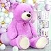 Imagen de MorisMos Oso Peluche Gigante Morado XXL 130cm