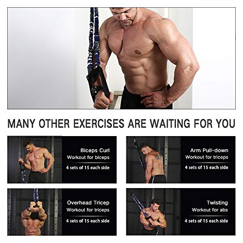 Innstar Pull Up Assist Bands System Adjustable Anti Snap Chin Up Assistance Elastic Resistance Band “Patent Pending” #TOP6