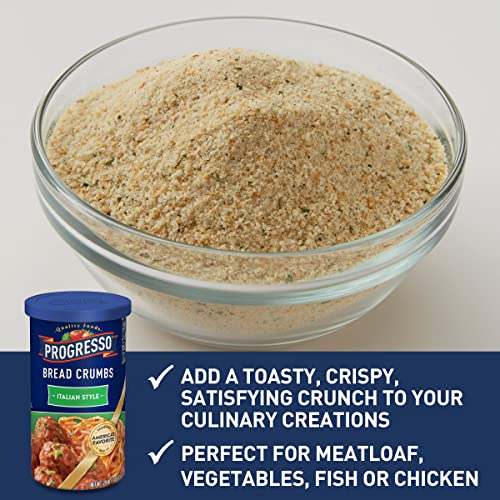 Image of Progresso Italian Style Seasoned Bread Crumbs, 24 ounces (Pack of 4)