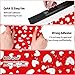 JarThenaAMCS 100Pcs Valentine Poly Mailers Red White Heart Packing Bags With Self Sealing Decorative Envelope Mailers For Small Business Clothing, 10 x 13 Inch